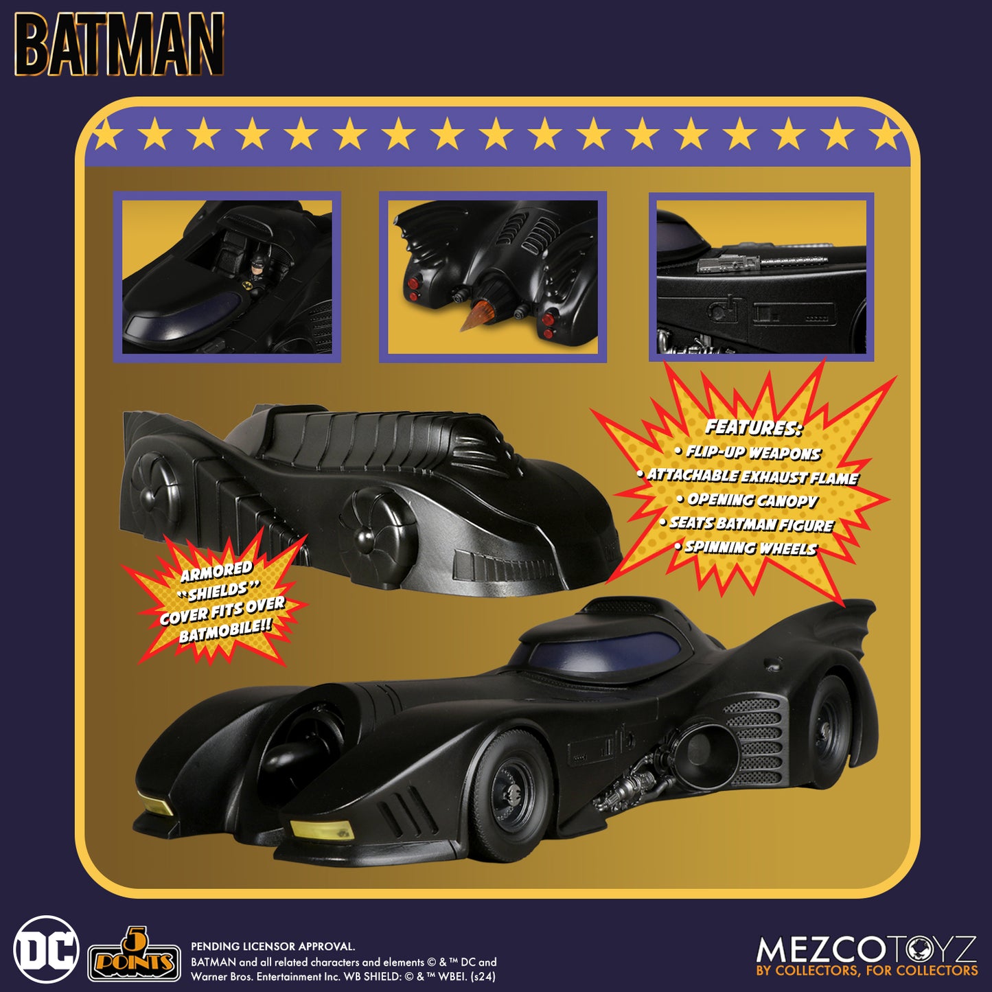 Batman 1989 3.75" Scale Batmobile