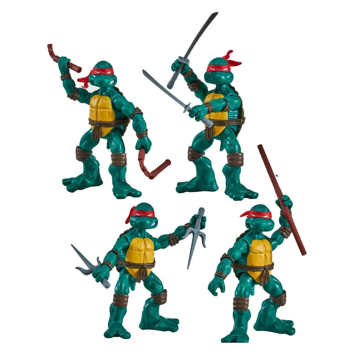 Teenage Mutant Ninja Turtles Classic Comic Book Series Action Figure 4-Pack
