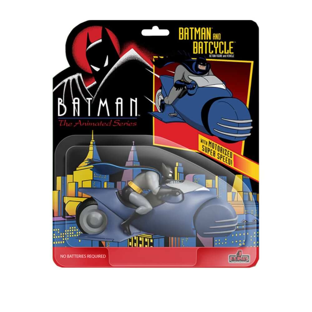 Batman: The Animated Series 3.75" Scale Batman & Batcycle