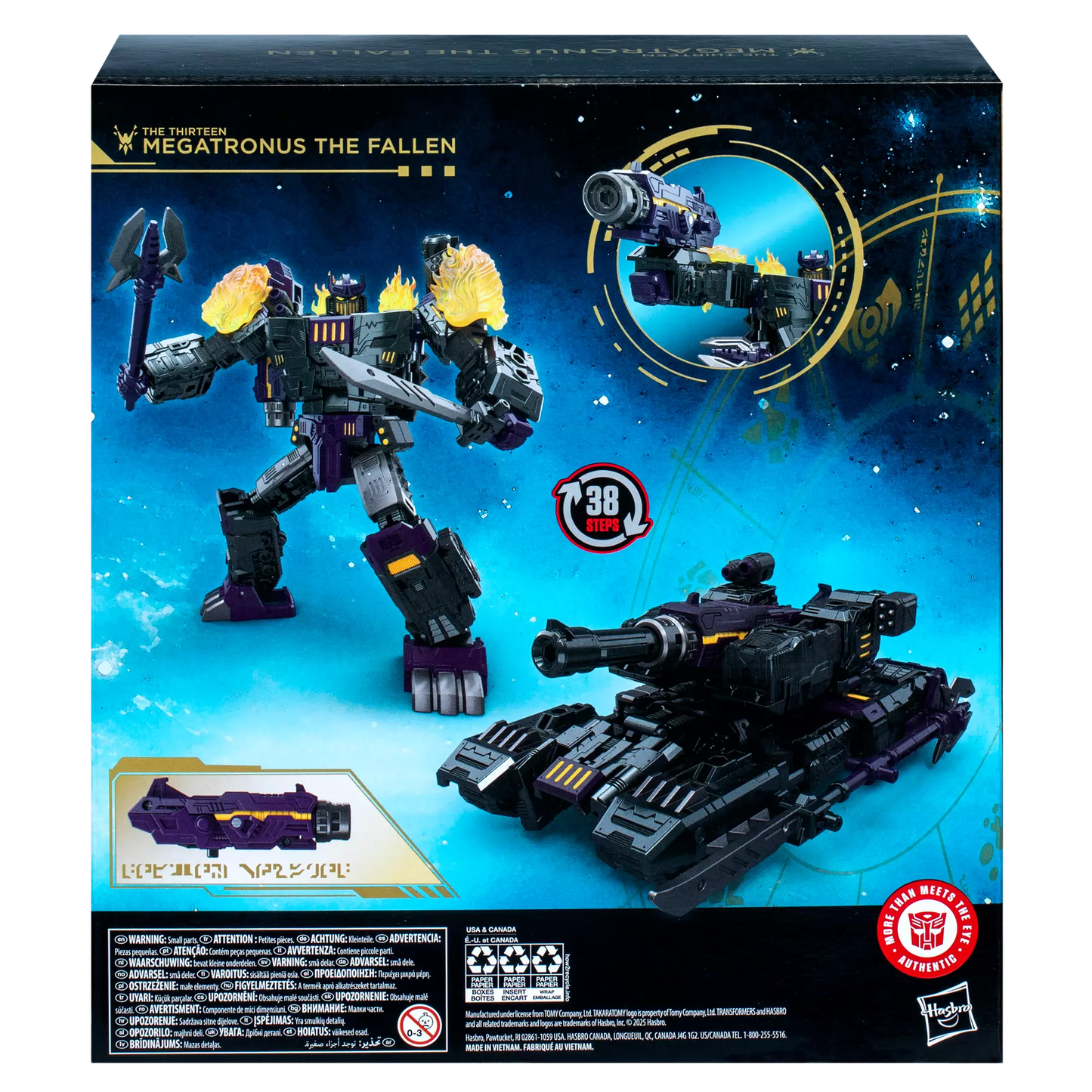 Transformers Age of the Primes Leader Class Megatronus the Fallen