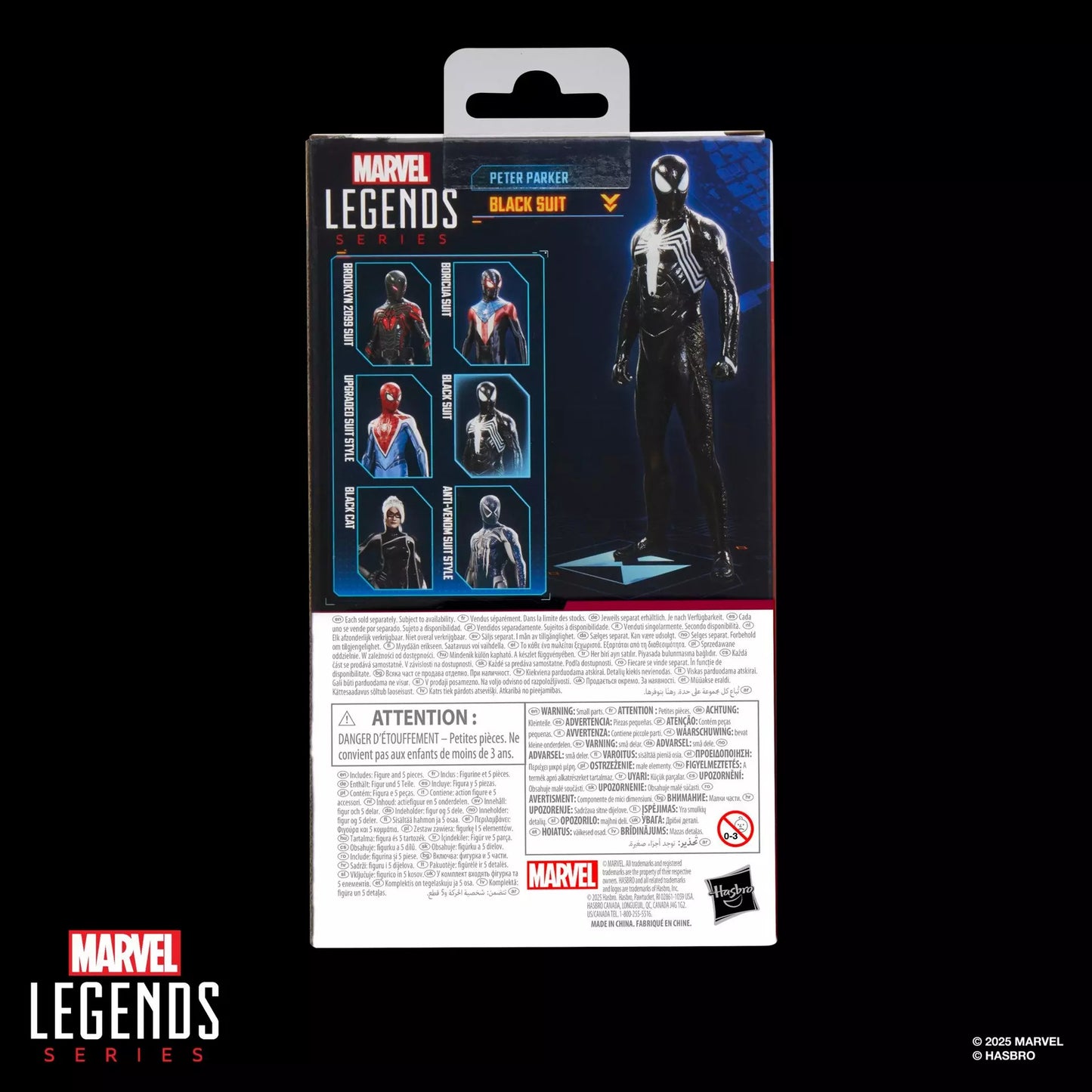 Marvel Legends Series Gamerverse Peter Parker (Black Suit)