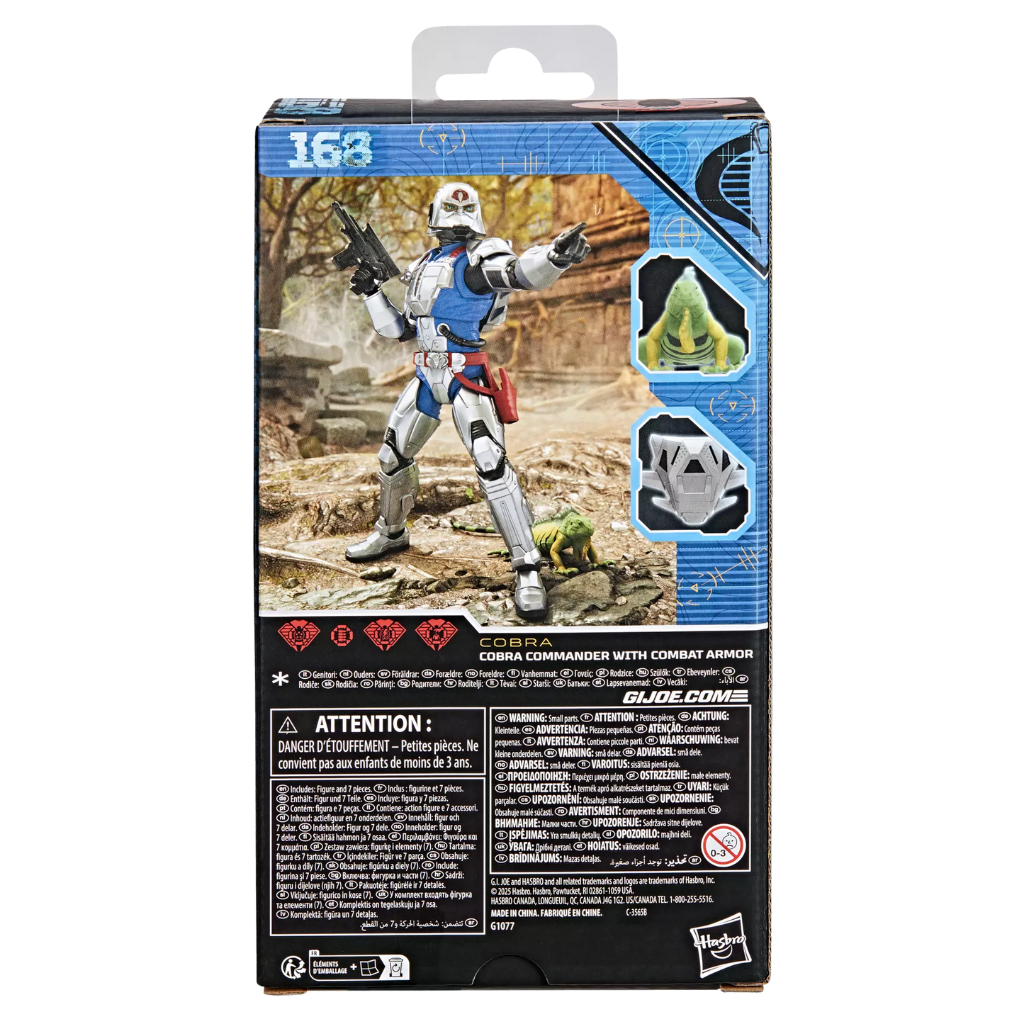 G.I. Joe Classified Series #168, Cobra Commander With Combat Armor