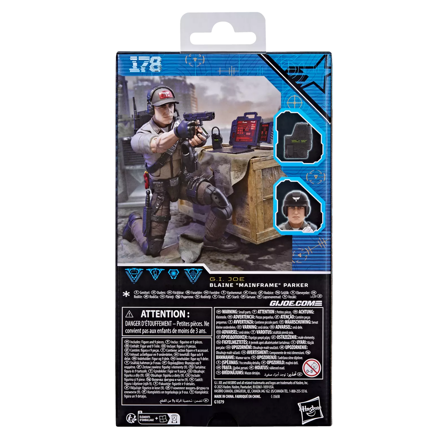 G.I. Joe Classified Series #178, Blaine “Mainframe” Parker