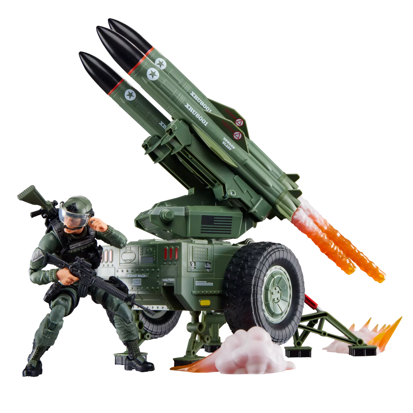 G.I. Joe Classified Series #182, Clayton “Hawk” Abernathy with M.M.S. (Mobile Missile System)