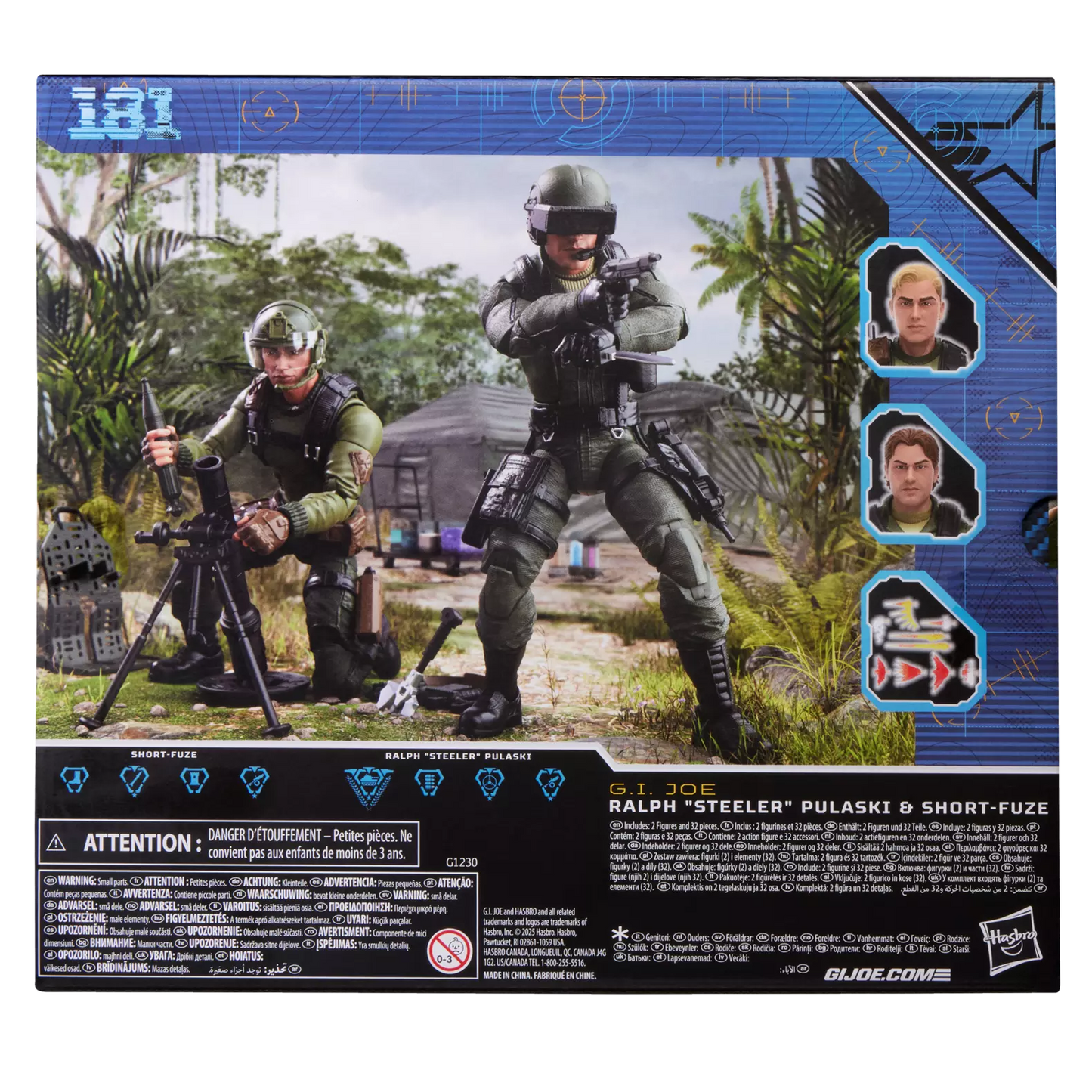 G.I. Joe Classified Series #181, Ralph “Steeler” Pulaski & Short-Fuze