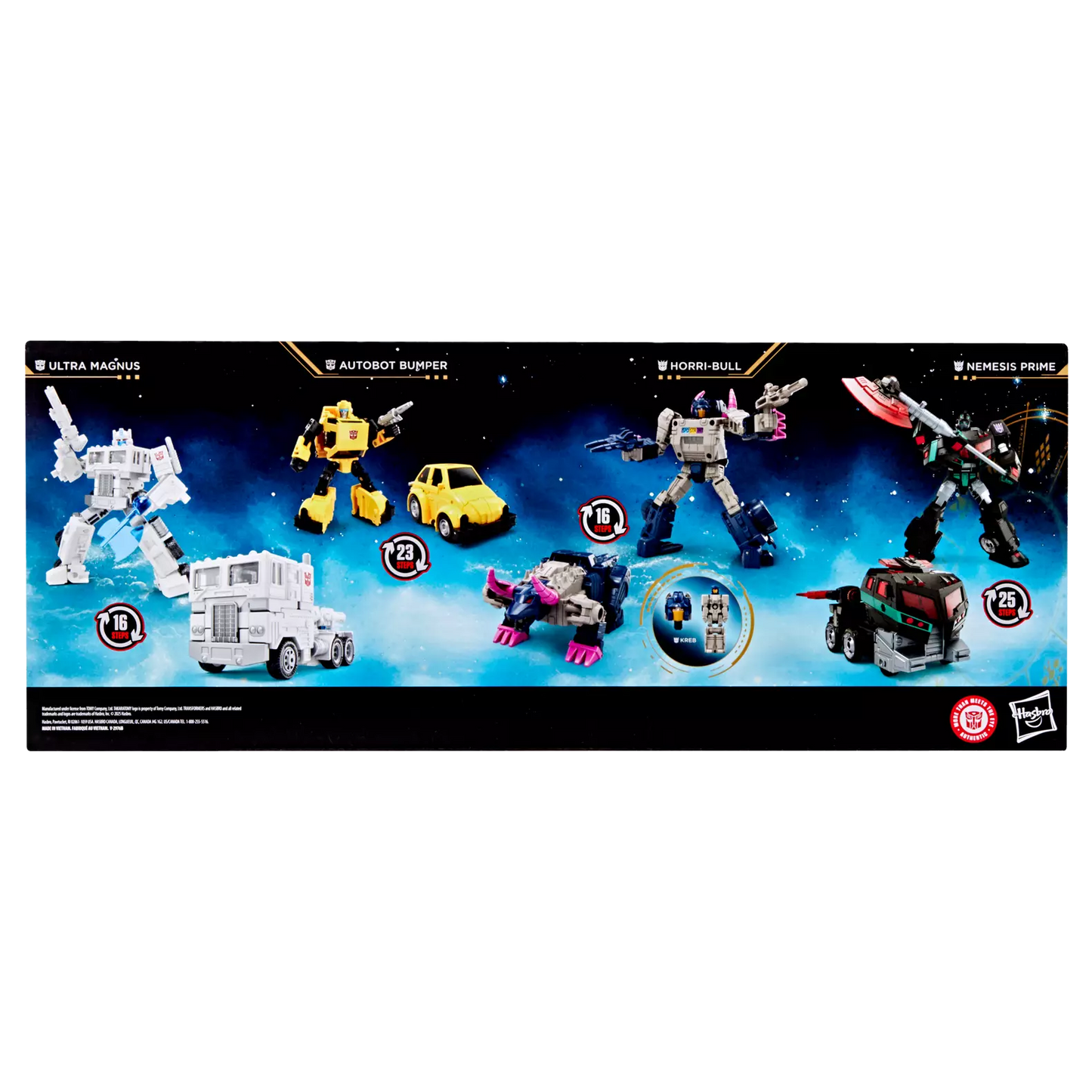 Transformers Age of the Primes 4-Pack (Ultra Magnus, Autobot Bumper, Horri-Bull, Nemesis Prime)