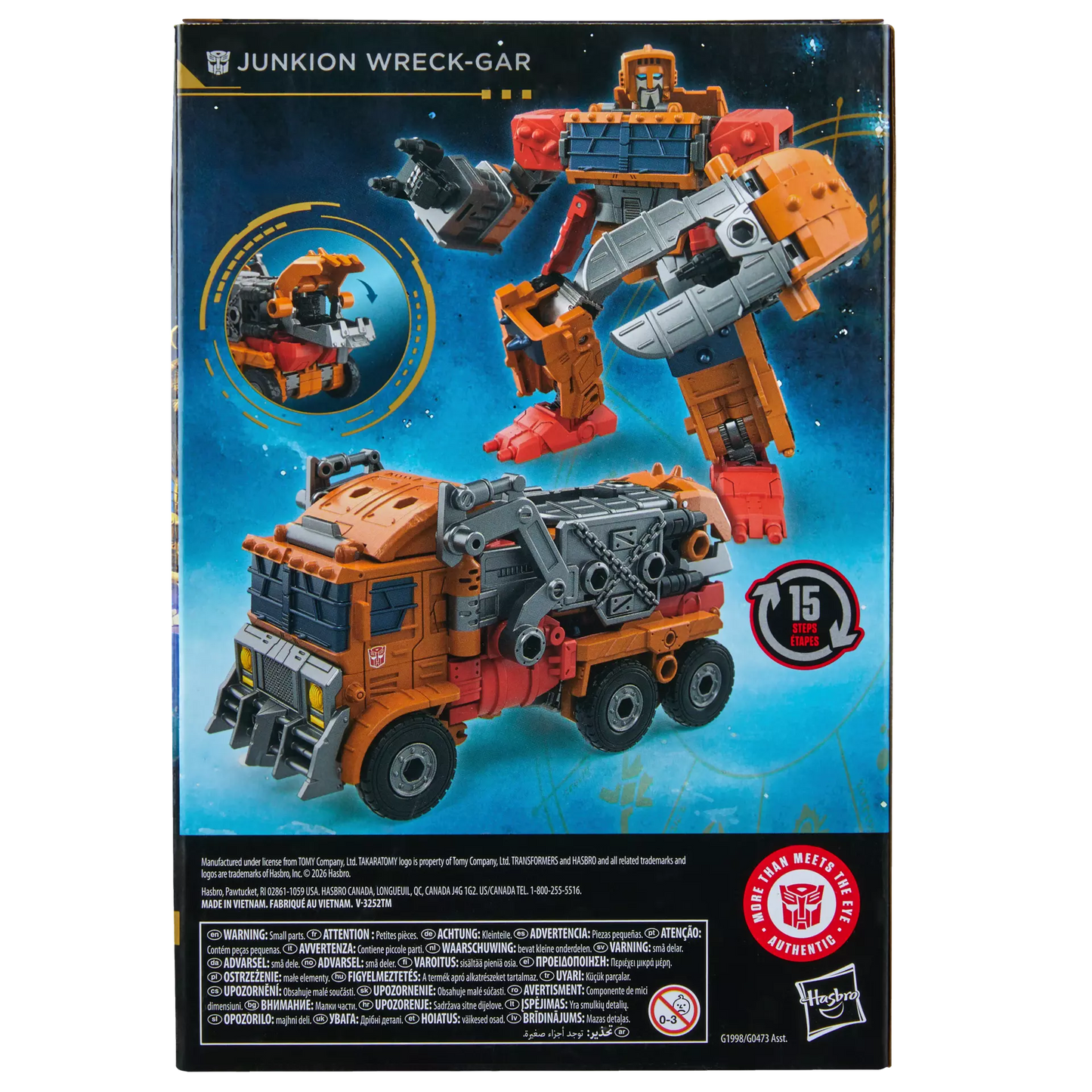 Transformers Age of the Primes Voyager Class Junkion Wreck-Gar