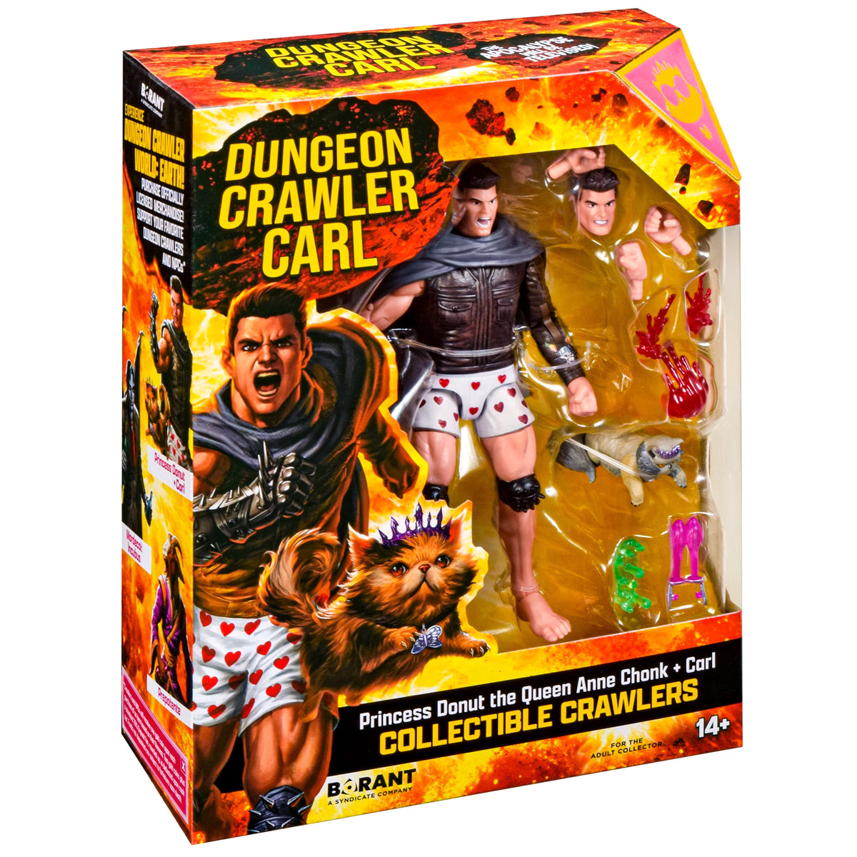 Dungeon Crawler Carl Princess Donut the Queen Anne Chonk & Carl 6" Figure