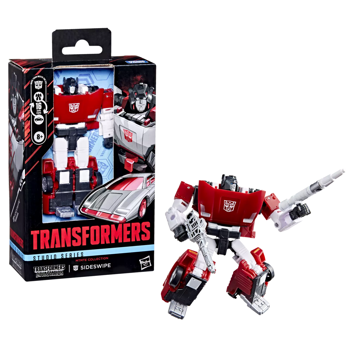 Transformers Studio Series MTMTE Collection Deluxe Class Sideswipe [Transformers: Devastation]