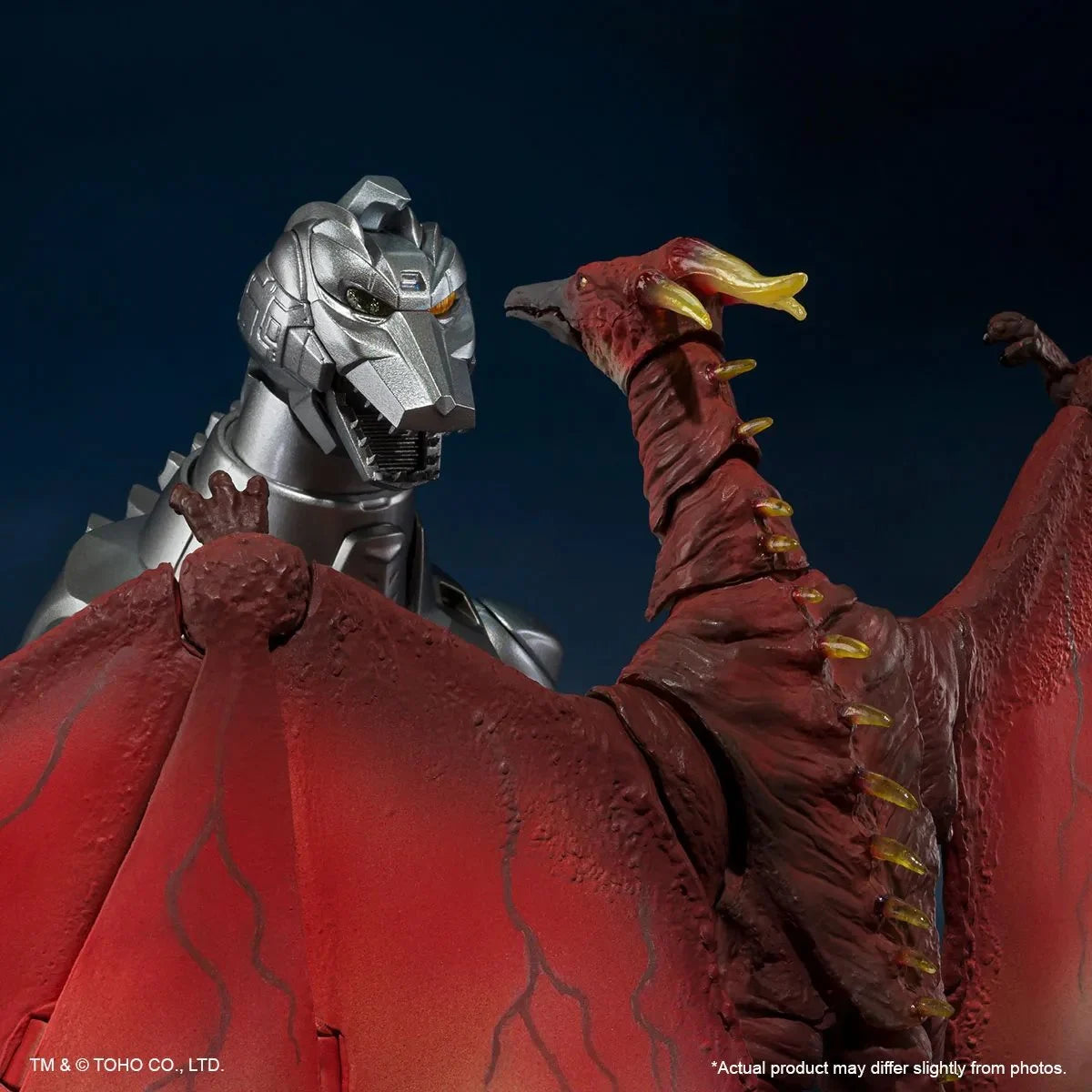 Godzilla S.H.MonsterArts Godzilla vs. Mechagodzilla, Garuda, & Fire Rodan Action Figure Set (Makuhari Decisive Battle Version)
