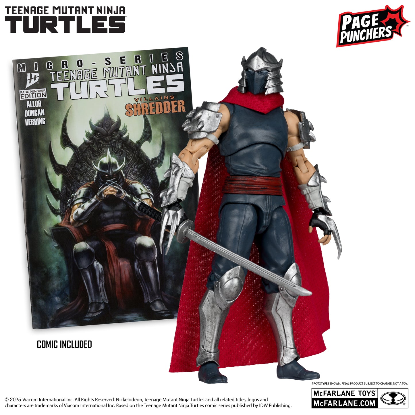 Teenage Mutant Ninja Turtles Page Punchers Shredder