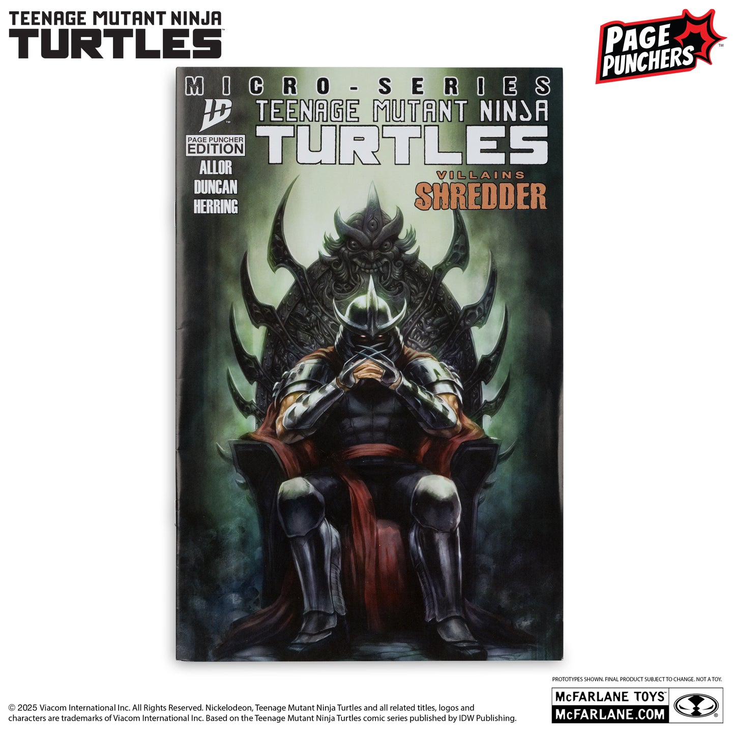 Teenage Mutant Ninja Turtles Page Punchers Shredder