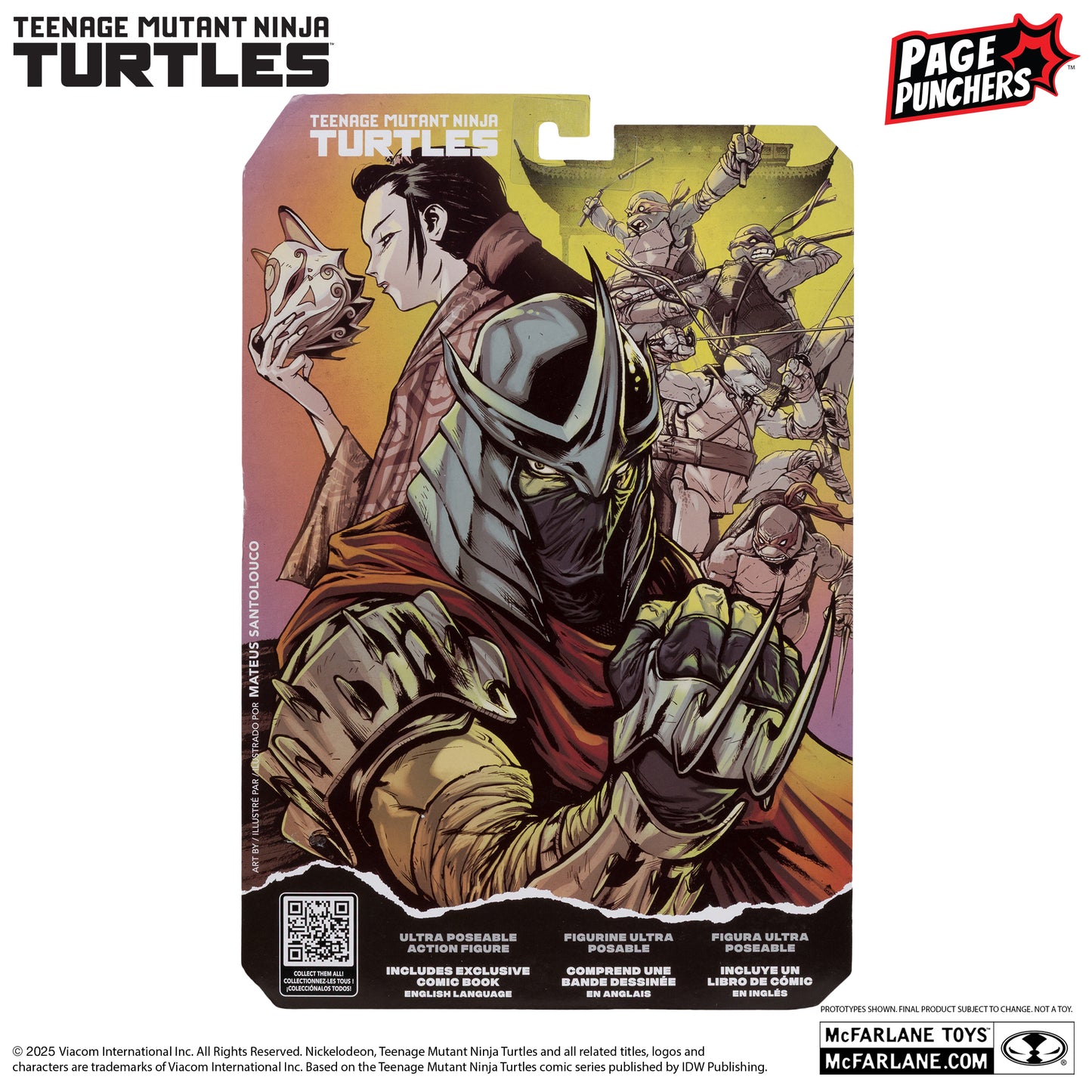 Teenage Mutant Ninja Turtles Page Punchers Shredder