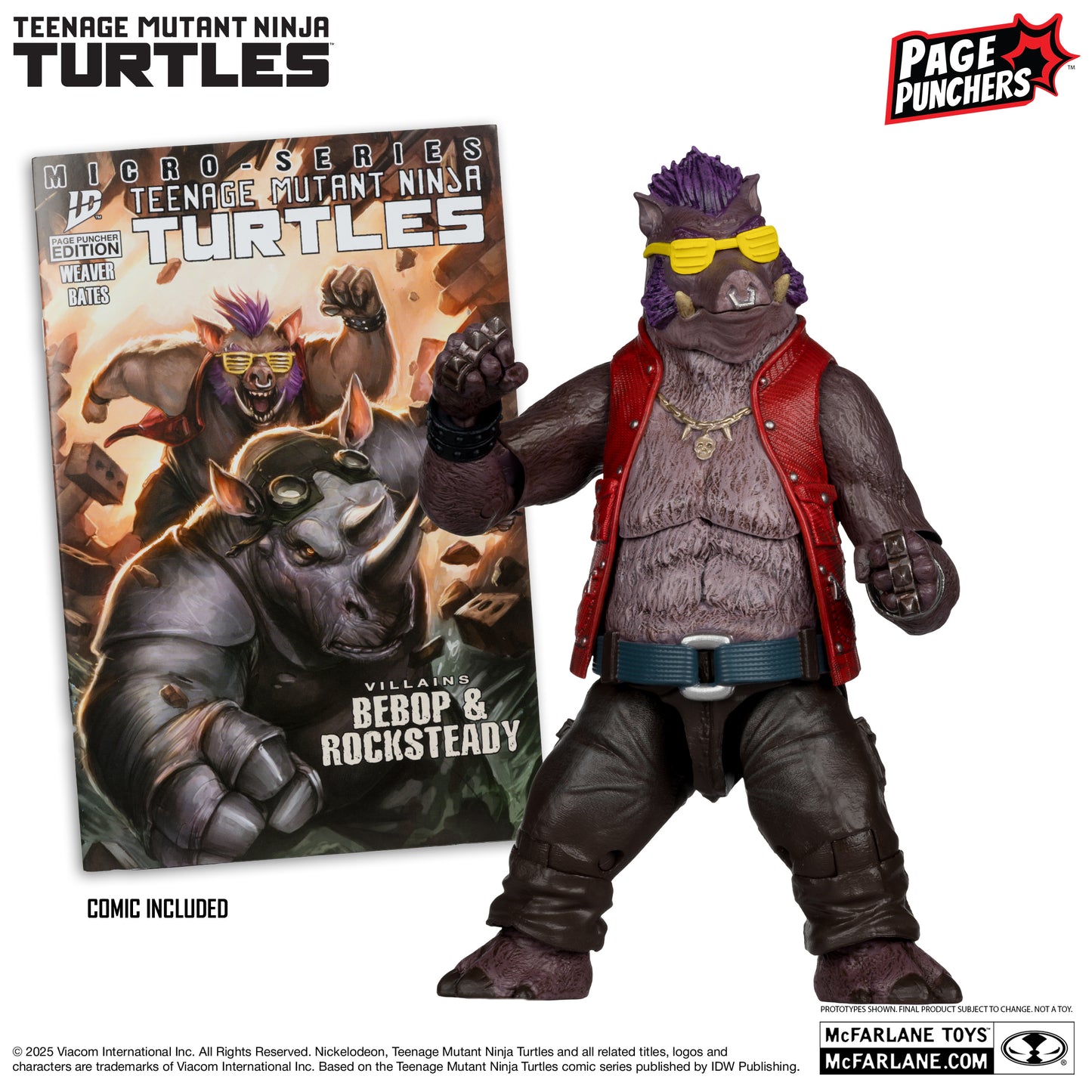 Teenage Mutant Ninja Turtles Page Punchers Bebop