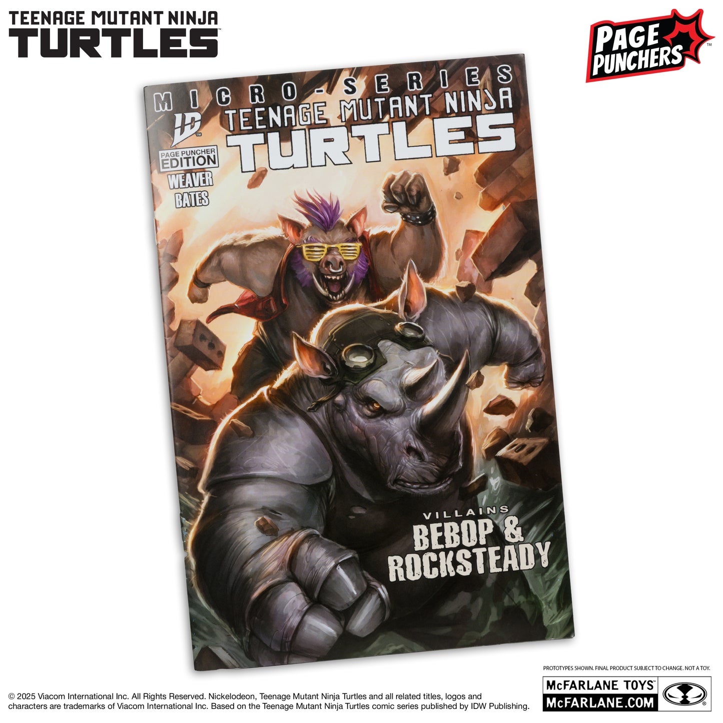 Teenage Mutant Ninja Turtles Page Punchers Bebop