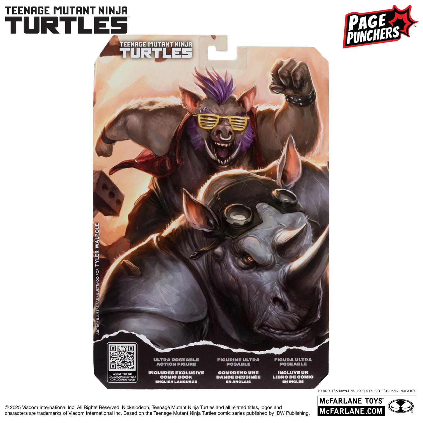 Teenage Mutant Ninja Turtles Page Punchers Bebop