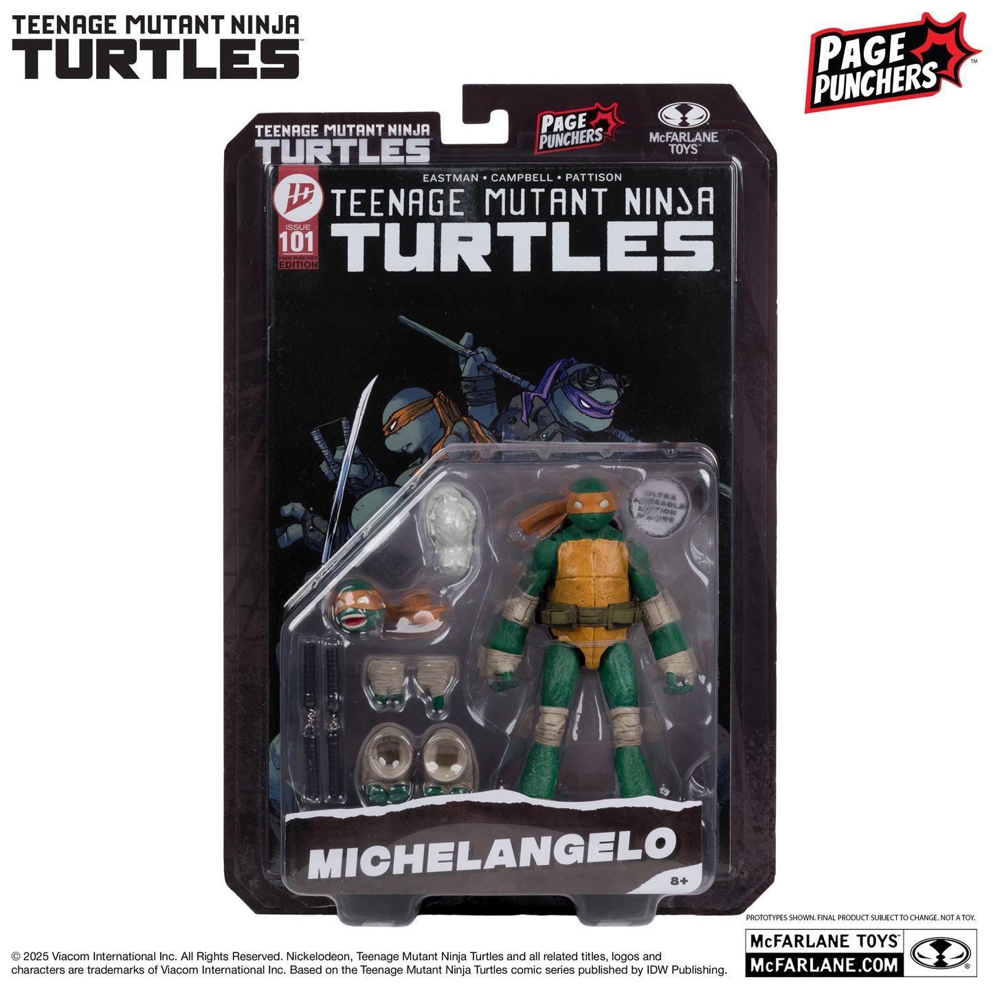 Teenage Mutant Ninja Turtles Page Punchers Michelangelo