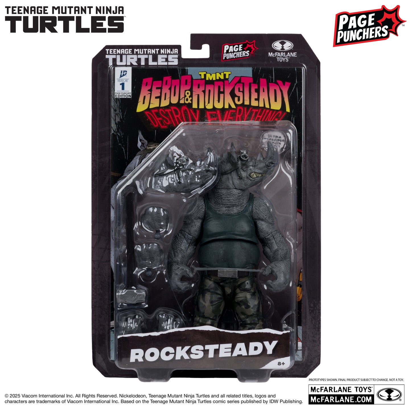 Teenage Mutant Ninja Turtles Page Punchers Rocksteady