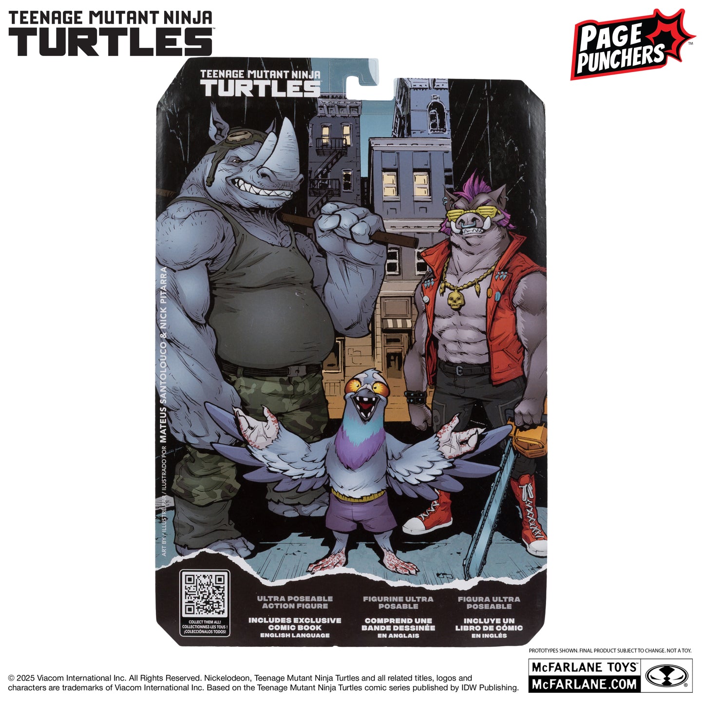 Teenage Mutant Ninja Turtles Page Punchers Rocksteady