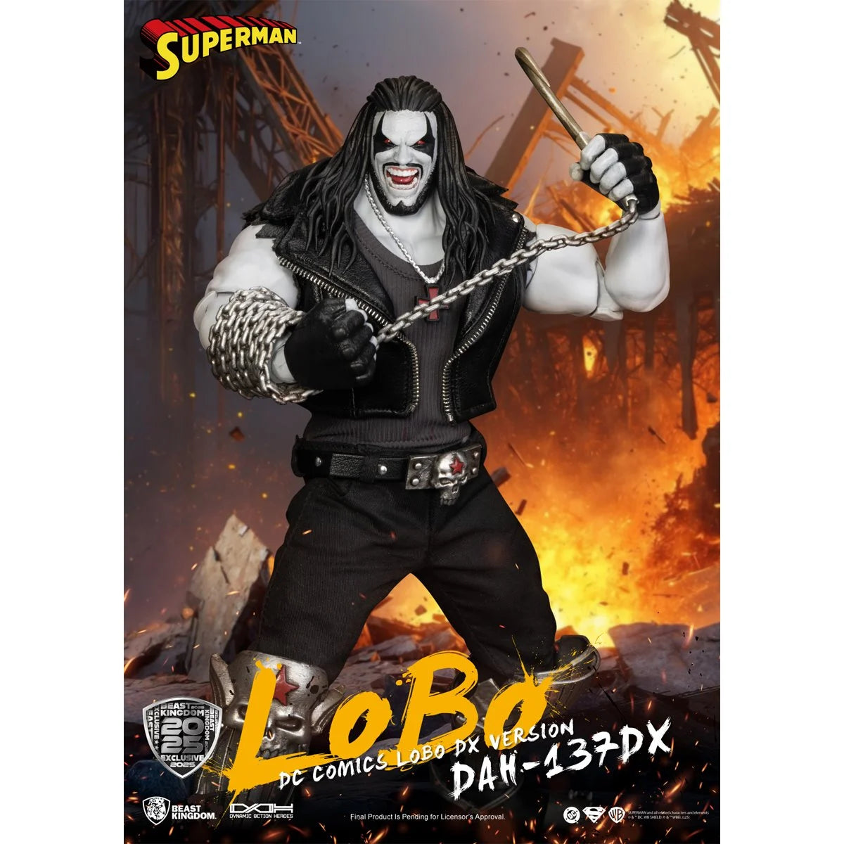 DC Dynamic 8ction Heroes Lobo DAH-137DX Deluxe Figure (SDCC 2025 Previews Exclusive)