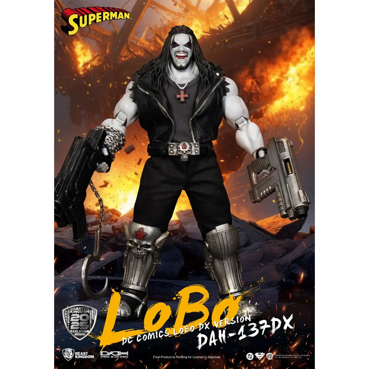 DC Dynamic 8ction Heroes Lobo DAH-137DX Deluxe Figure (SDCC 2025 Previews Exclusive)