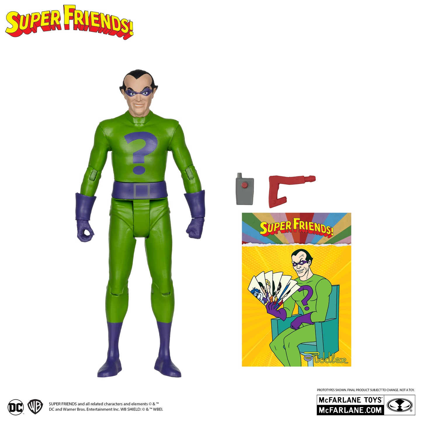 DC Retro: Super Friends Riddler [Chase Red Platinum Edition]