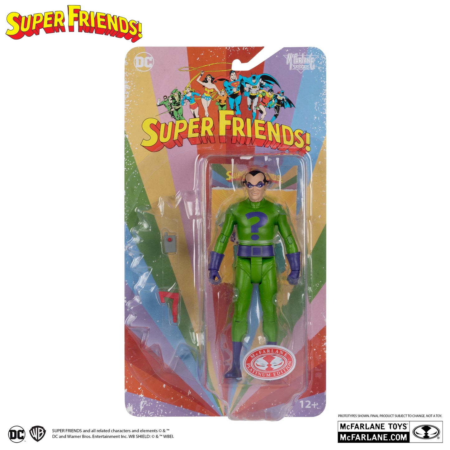 DC Retro: Super Friends Riddler [Chase Red Platinum Edition]