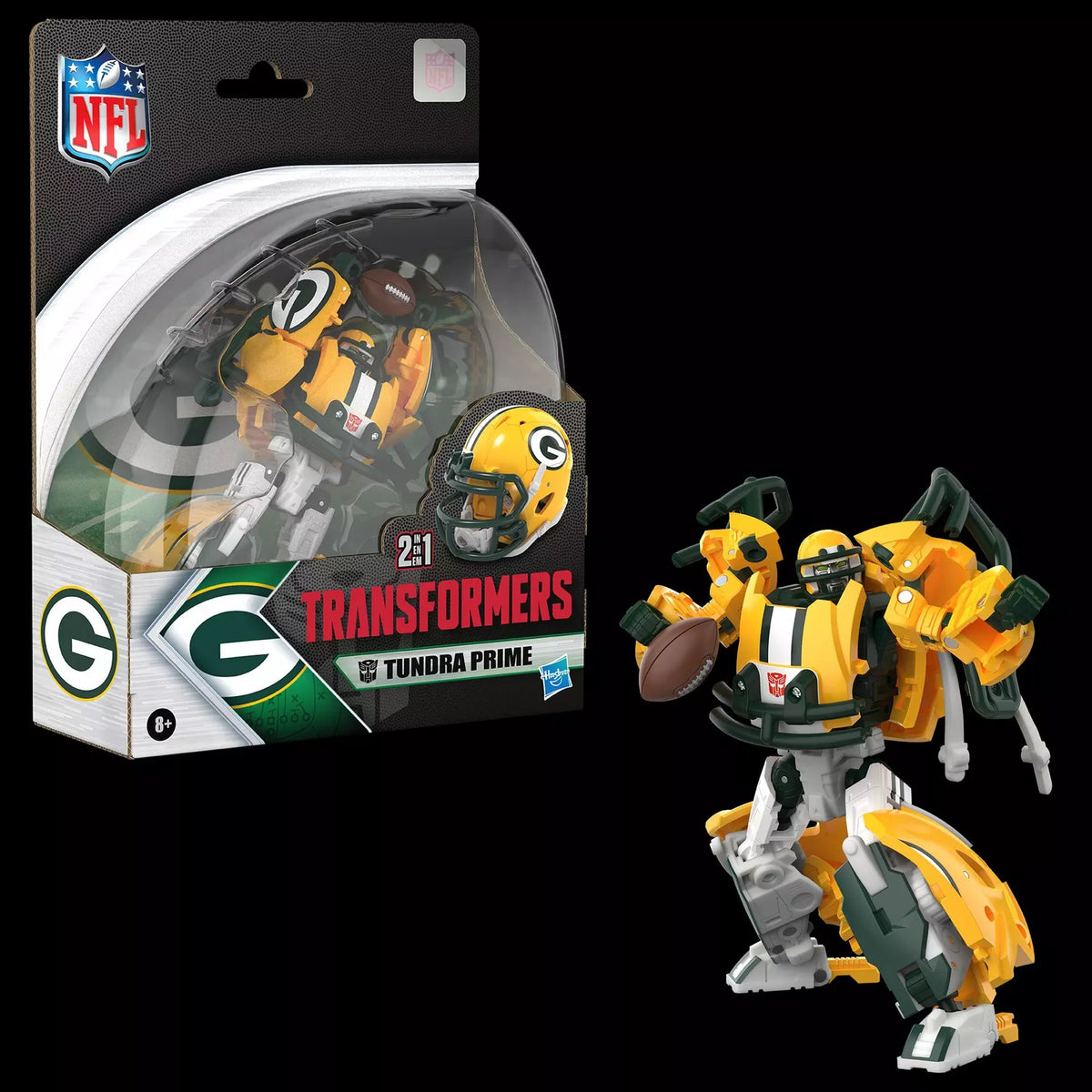 Transformers Collaborative NFL x Transformers Tundra Prime (Green Bay Packers)