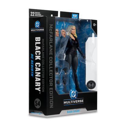DC Multiverse Black Canary Chase Platinum Edition [McFarlane Collector Edition #54]