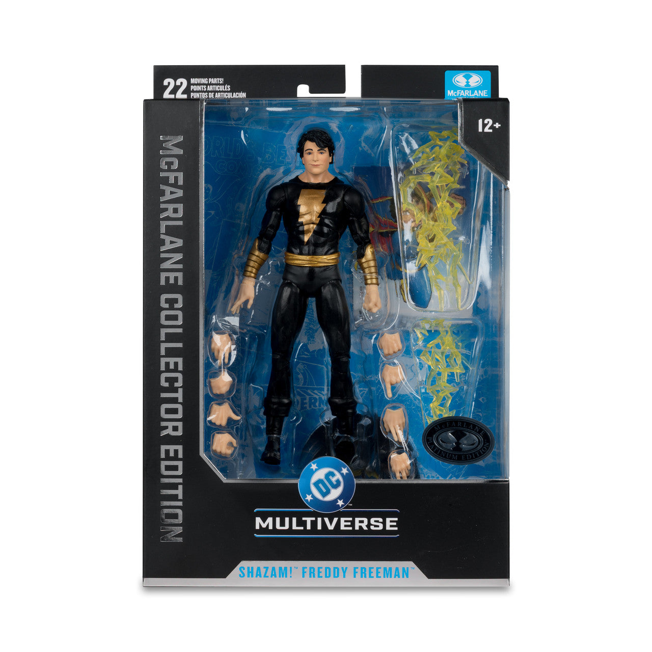 DC Multiverse Shazam! Freddy Freeman Platinum Chase Edition [McFarlane Collector Edition #55]