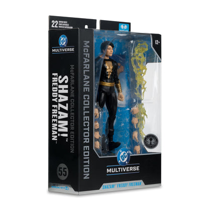 DC Multiverse Shazam! Freddy Freeman Platinum Chase Edition [McFarlane Collector Edition #55]