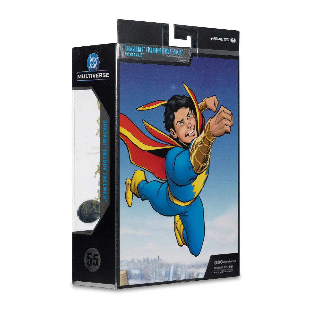 DC Multiverse Shazam! Freddy Freeman Platinum Chase Edition [McFarlane Collector Edition #55]