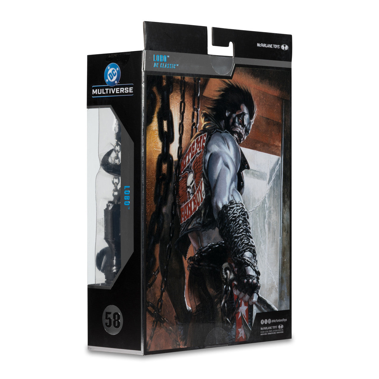 DC Multiverse Lobo Chase Platinum Edition [McFarlane Collector Edition #58]