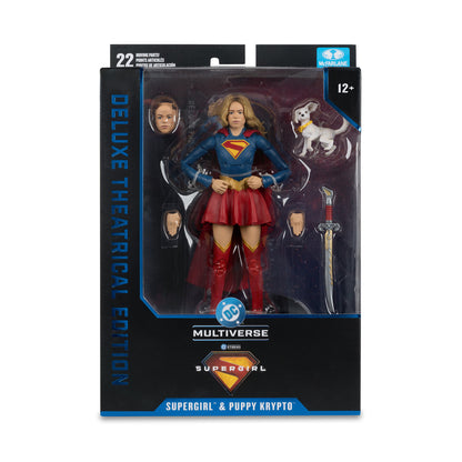 DC Multiverse Deluxe Theatrical Edition Supergirl and Puppy Krypto [2026 Movie]