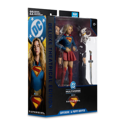 DC Multiverse Deluxe Theatrical Edition Supergirl and Puppy Krypto [2026 Movie]