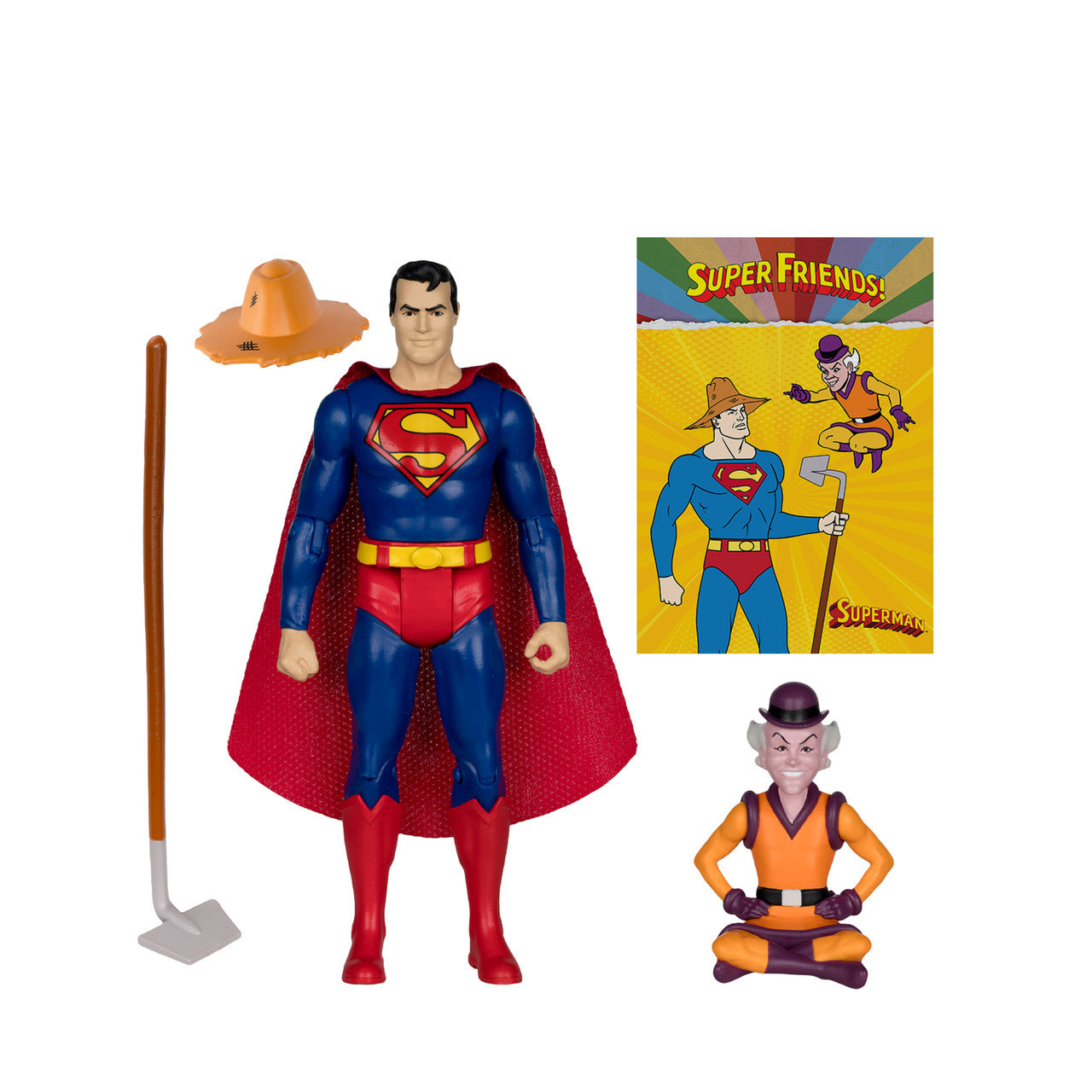 DC Retro: Super Friends Superman and Mr. Mxyzptlk