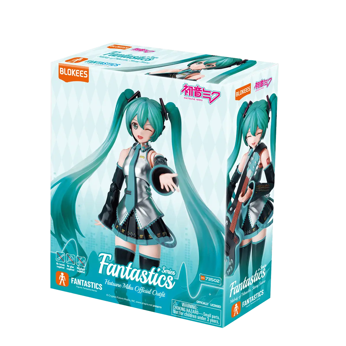 Vocaloid Blokees Fantastics Series 001 Hatsune Miku [Official Outfit]