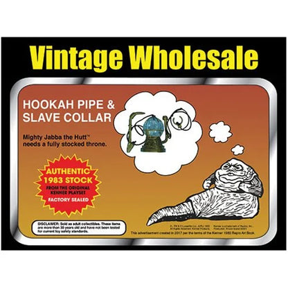 Star Wars Kenner Jabba the Hutt Playset Vintage Accessory Pack (Hookah / Slave Collar)