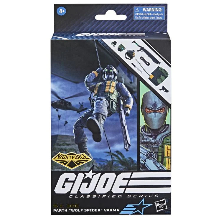 G.I. Joe Classified Series #109, Night Force Parth "Wolf Spider" Varma