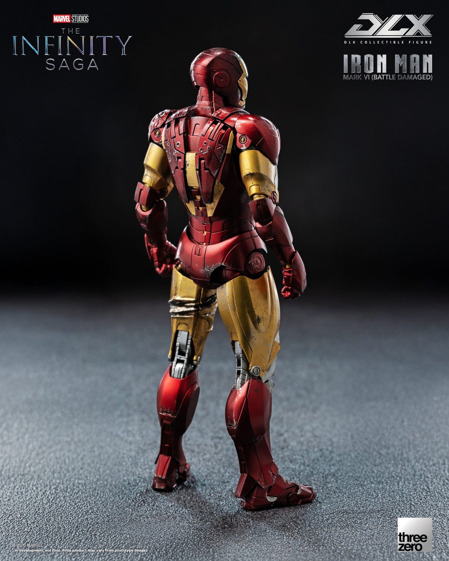 Marvel Studios Infinity Saga DLX Iron Man Mk. 6 (Battle Damaged) 1:12 Scale Figure