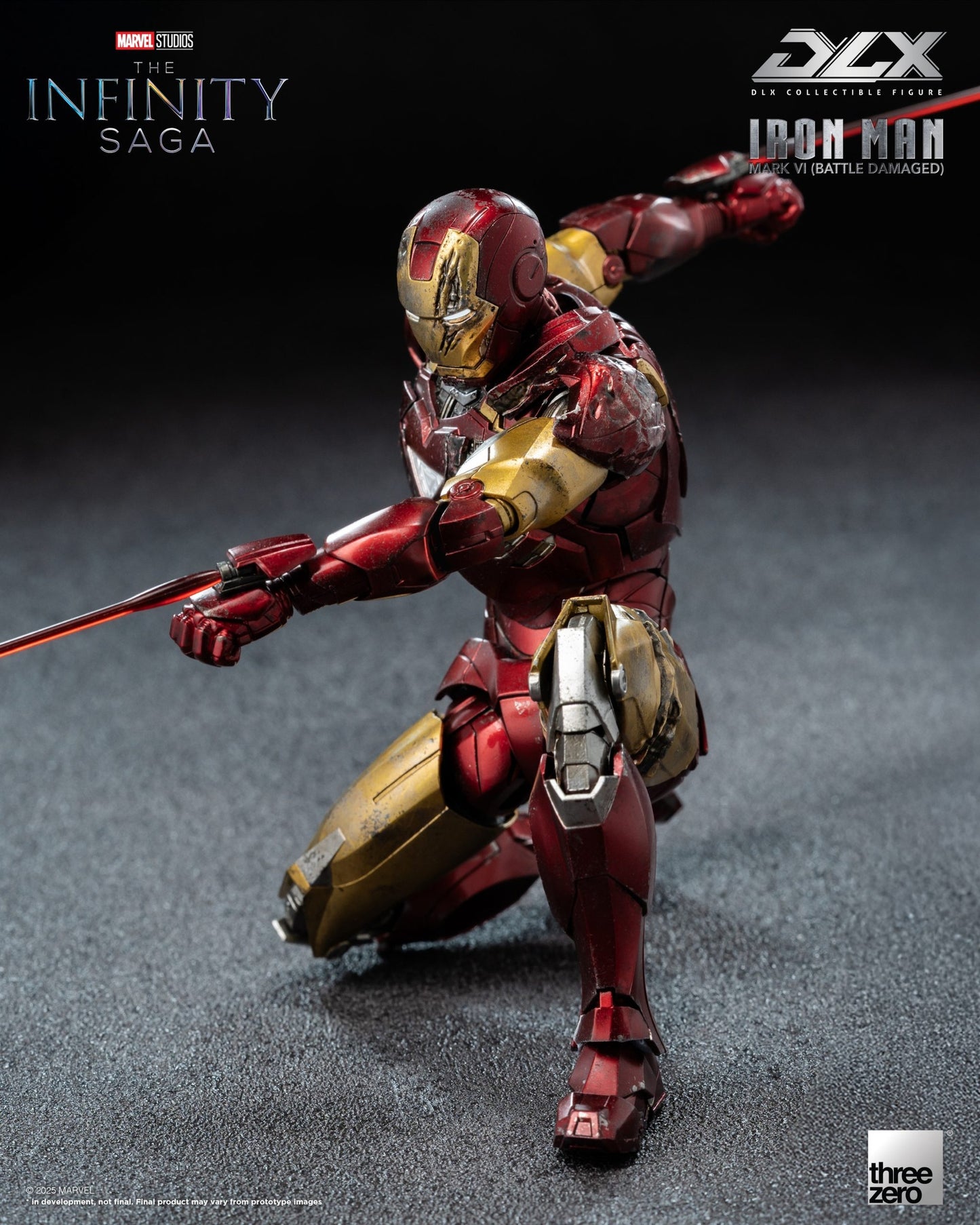 Marvel Studios Infinity Saga DLX Iron Man Mk. 6 (Battle Damaged) 1:12 Scale Figure