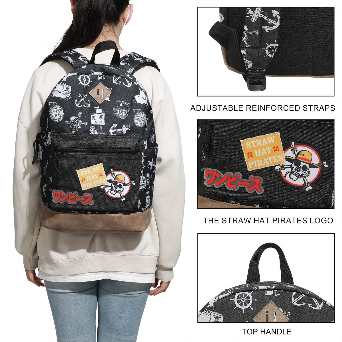 One Piece All-Over Print Backpack