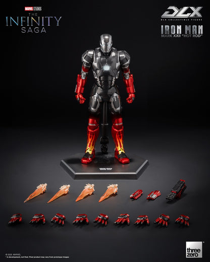 Marvel Studios Infinity Saga DLX Iron Man Mk. 22 (Hot Rod) 1:12 Scale Figure