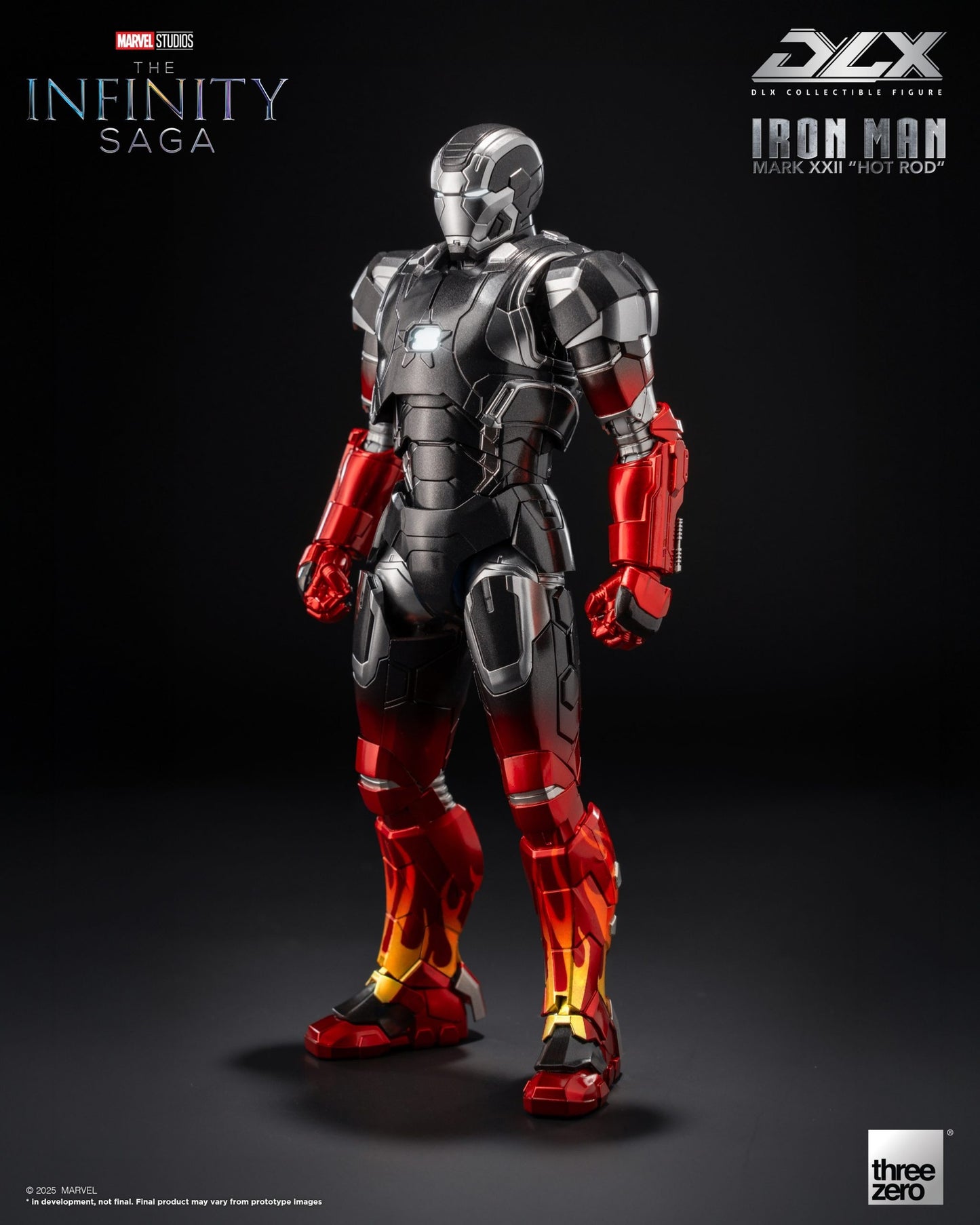 Marvel Studios Infinity Saga DLX Iron Man Mk. 22 (Hot Rod) 1:12 Scale Figure