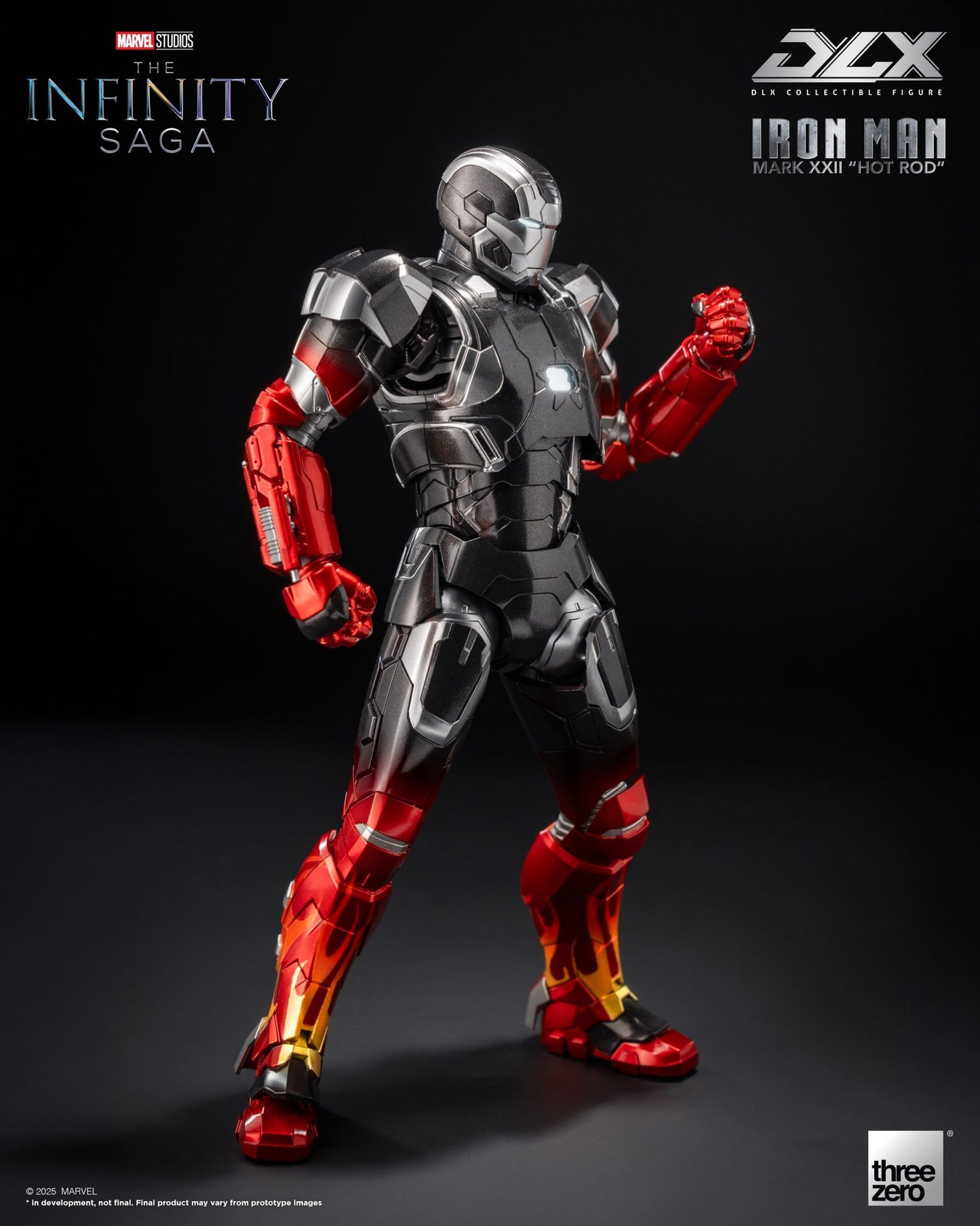 Marvel Studios Infinity Saga DLX Iron Man Mk. 22 (Hot Rod) 1:12 Scale Figure