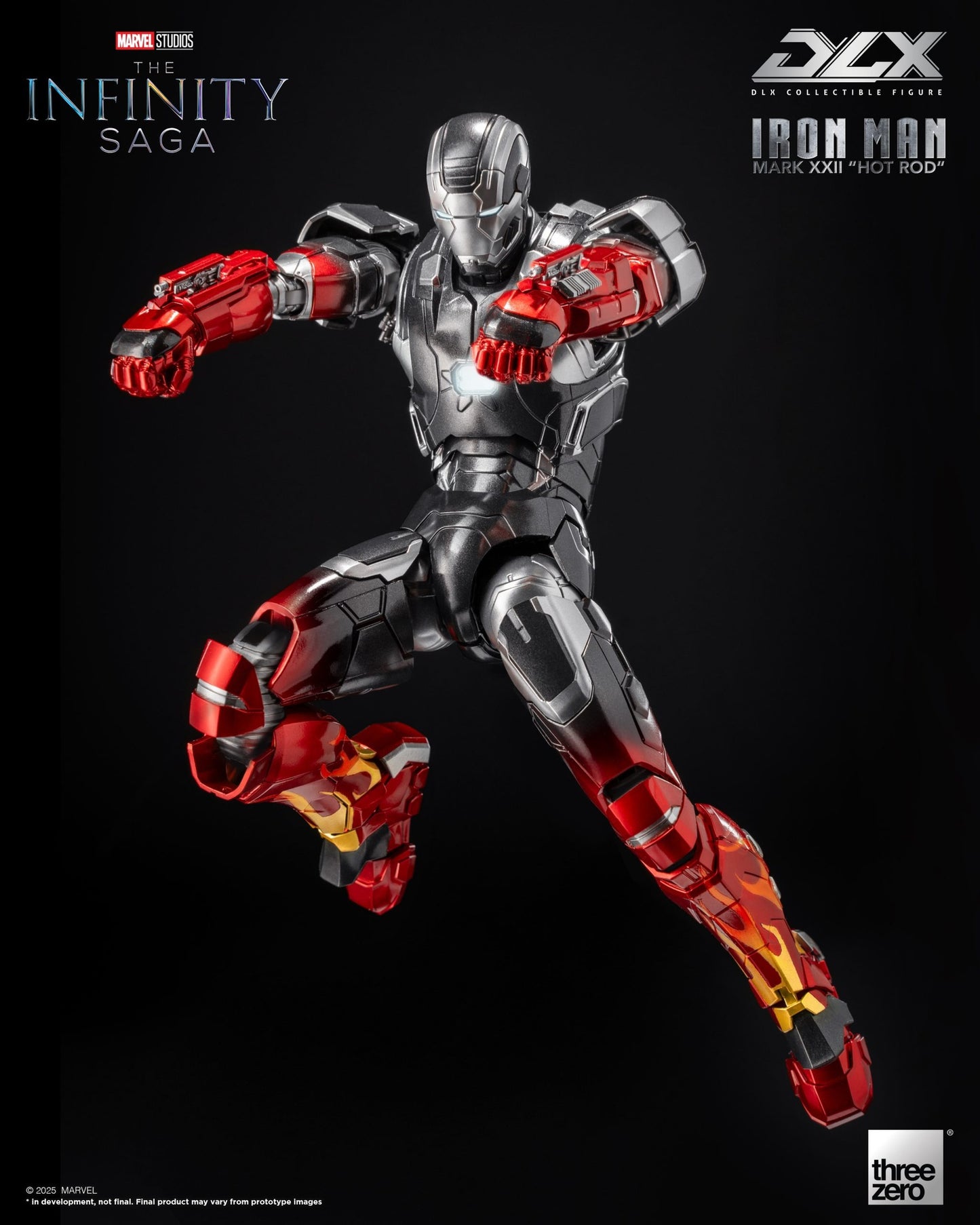 Marvel Studios Infinity Saga DLX Iron Man Mk. 22 (Hot Rod) 1:12 Scale Figure
