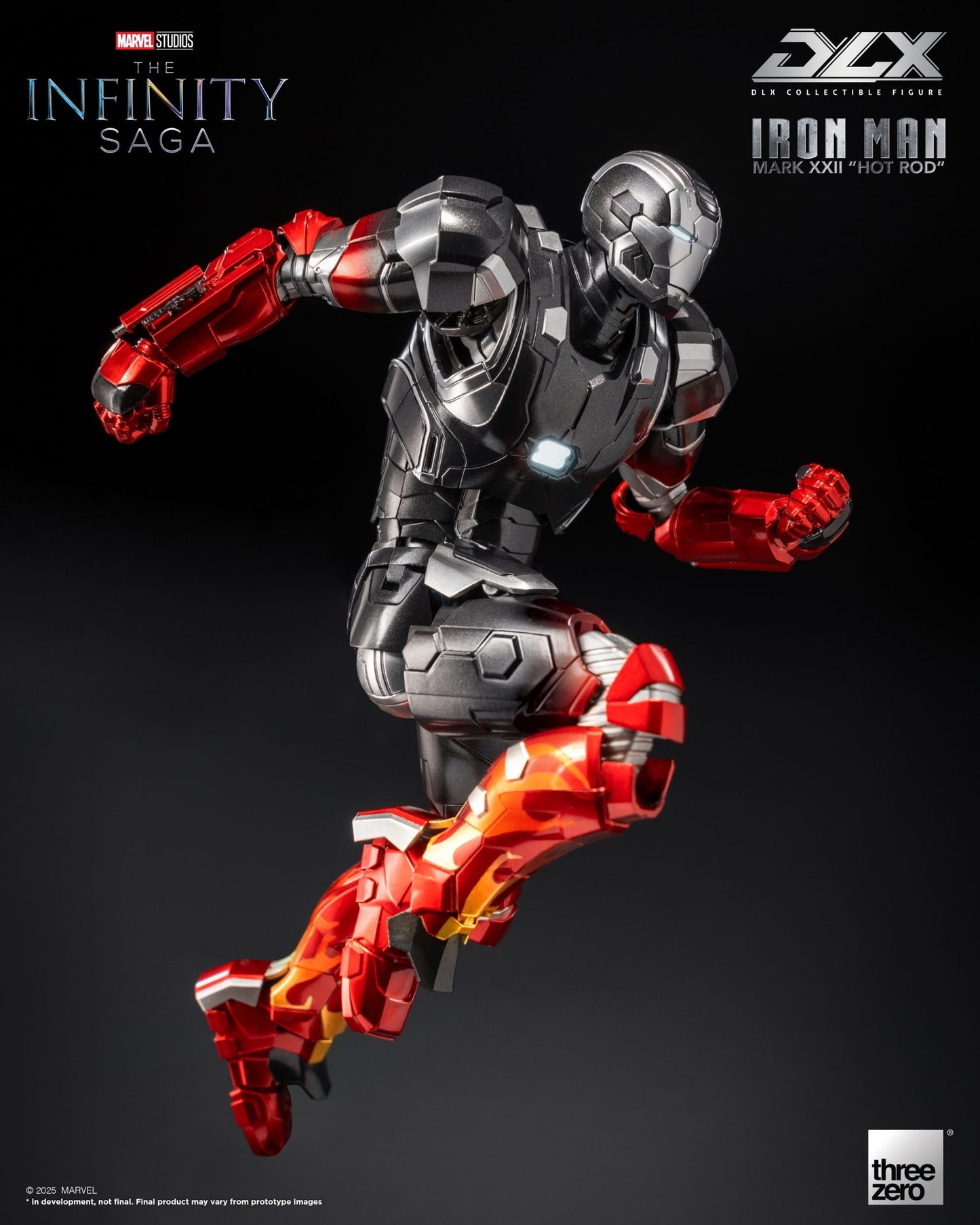 Marvel Studios Infinity Saga DLX Iron Man Mk. 22 (Hot Rod) 1:12 Scale Figure