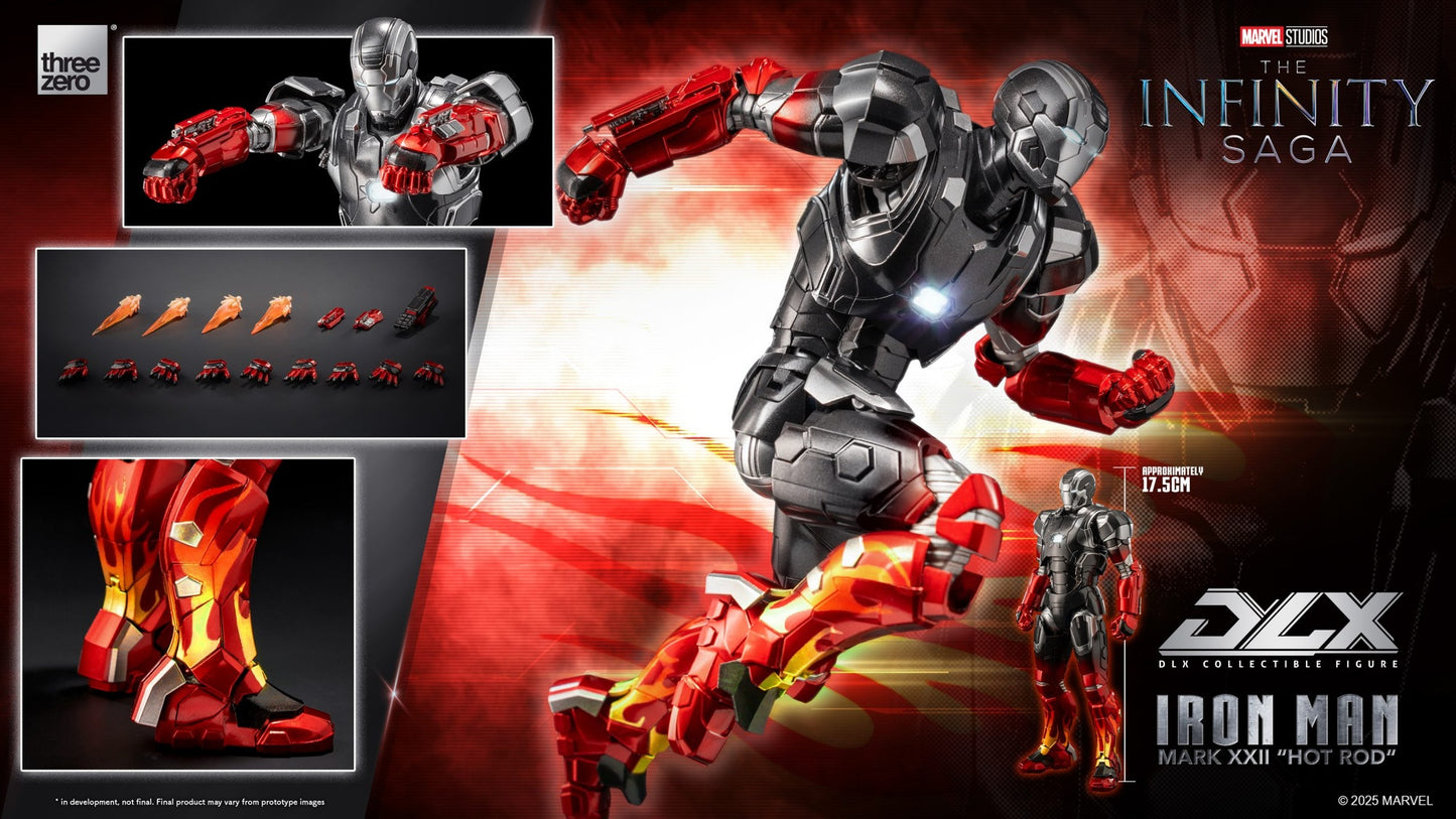 Marvel Studios Infinity Saga DLX Iron Man Mk. 22 (Hot Rod) 1:12 Scale Figure