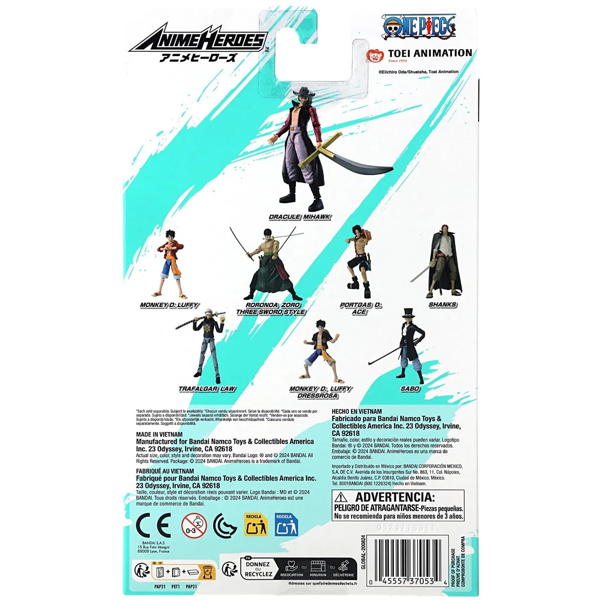 One Piece Anime Heroes Dracule Mihawk Figure [One Piece]