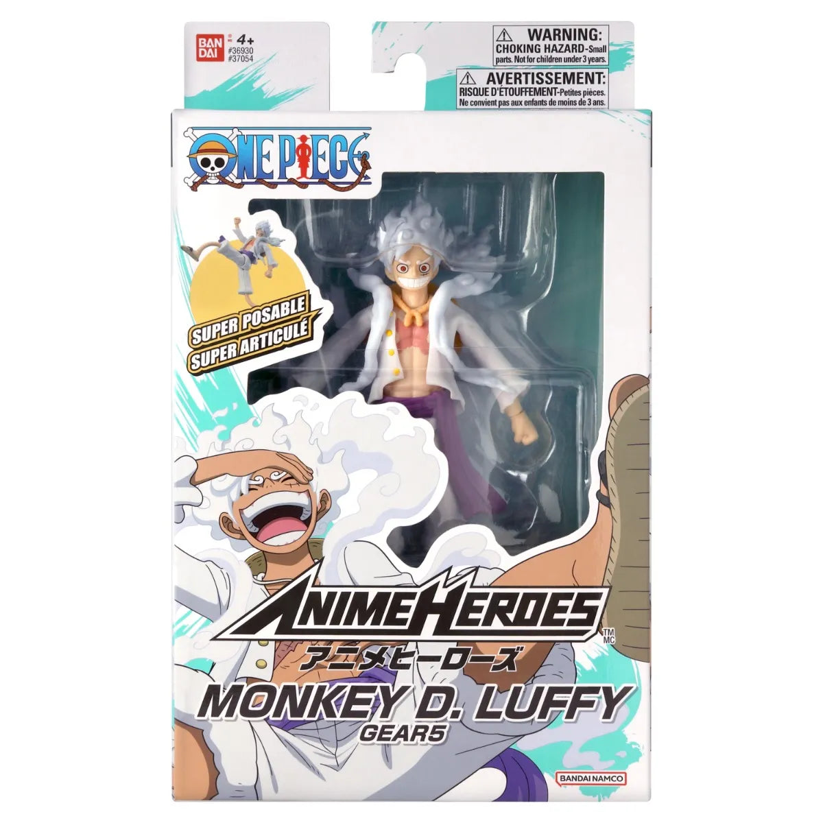 One Piece Anime Heroes Monkey D. Luffy (Gear 5) Figure [One Piece]